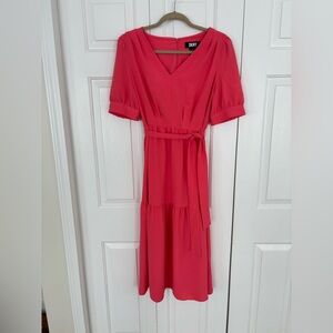 DKNY Women's Coral Midi Dress
